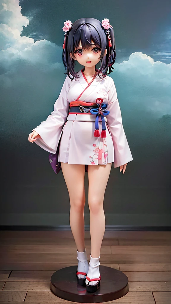 High-detail images Japanese style cute girl Full Body Shot front