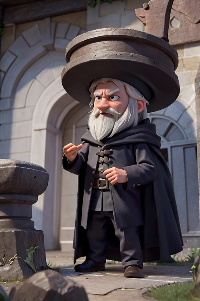the dark wizard falls into a vortex