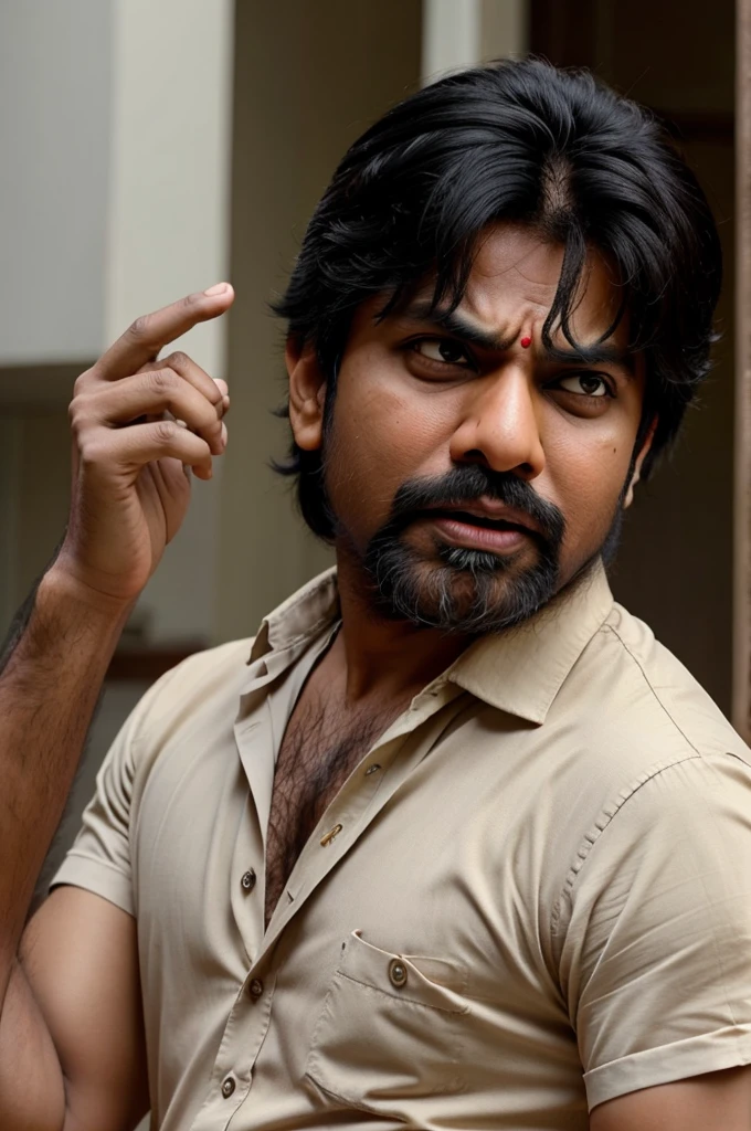 Pawan Kalyan angry face