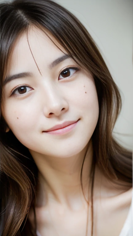 ((Portraiture)), ((Detailed facial features:1. 2))), ((Detailed facial features)), (Detailed skin), Pale skin, (Cool colors),  (全身photograph) (Perfect proportions)(Realistic photos)(Highest quality) (indirectly) photograph, girl、Holy Girl、A shy smile、Big breast swelling、Clear and pretty eyes、