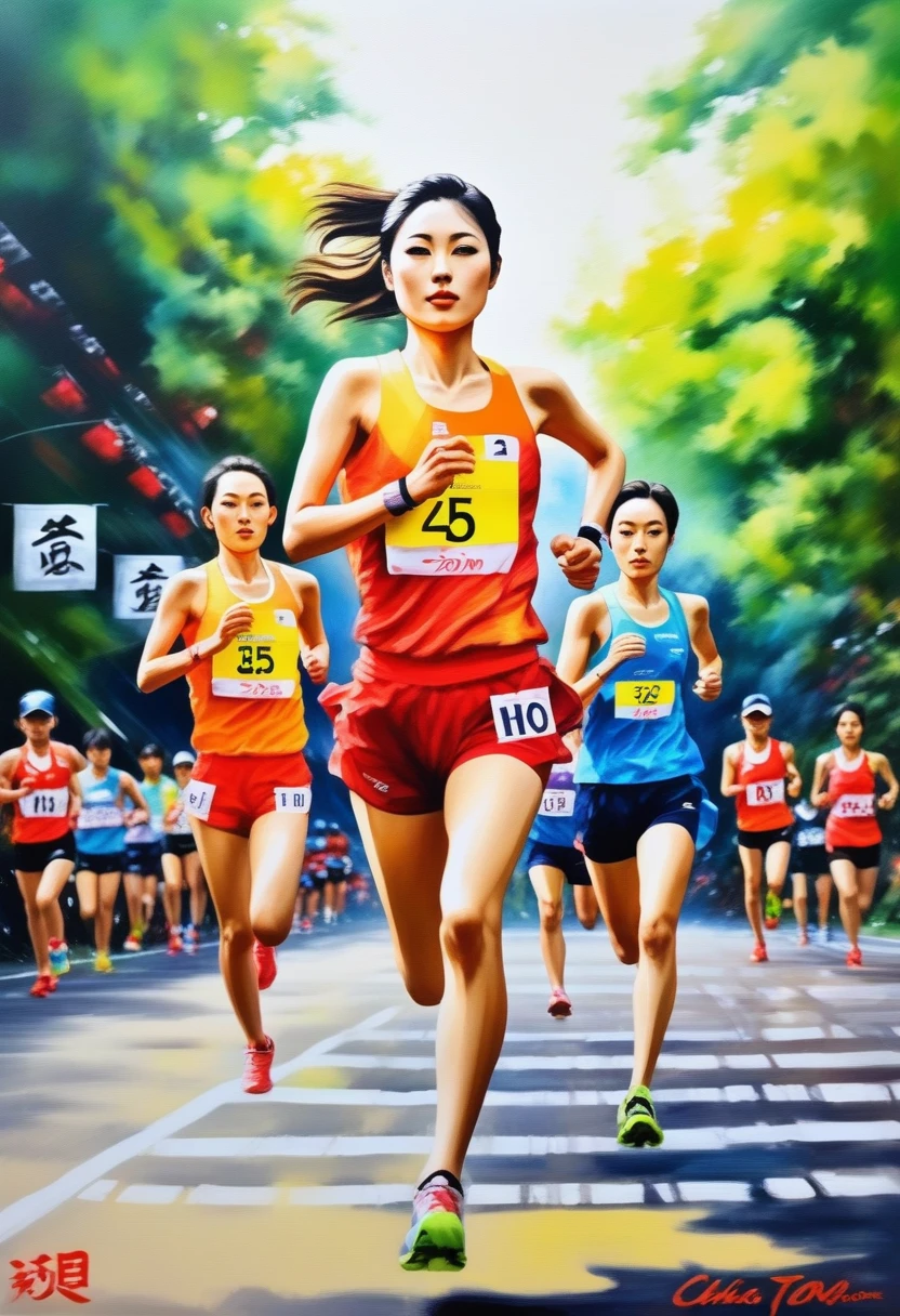 artwork:Chika Tojo Carlo Zen 8km race, High resolution, A masterpiece of precision and accuracy, Haruka Fukuhara&#39;sexy winter fashion look, Pantheon, tights, Haruka Fukuhara no bra,  transparent, Dark brown eyes, red iris and brown eyeball, Medium Shot, Black Hair, Organic Shapes, Hard Edge, Anatomically correct body, sexy sexy pose, Ultra-realistic, elegant,Cinema Lighting, Very detailed, Vibrant colors, Octane rendering Haruka Fukuhara, Surreal atmosphere, Sparkling, rich colors, iridescent accents, Dramatic Shadows,Dynamic and atmospheric lighting, Anamorphic Lens, Sharp focus, 
Tojo Chika Complex, カルロ・ゼンによるHigh resolutionの傑作, Carlo Zen style Chika Tojo