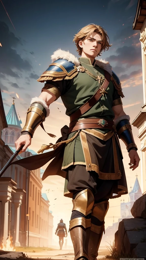 1. Masterpiece, top quality, 16K UHD,
standing
Russian warrior, epic hero, Russian hero, warrior in calchug, Russian hero of epic poems