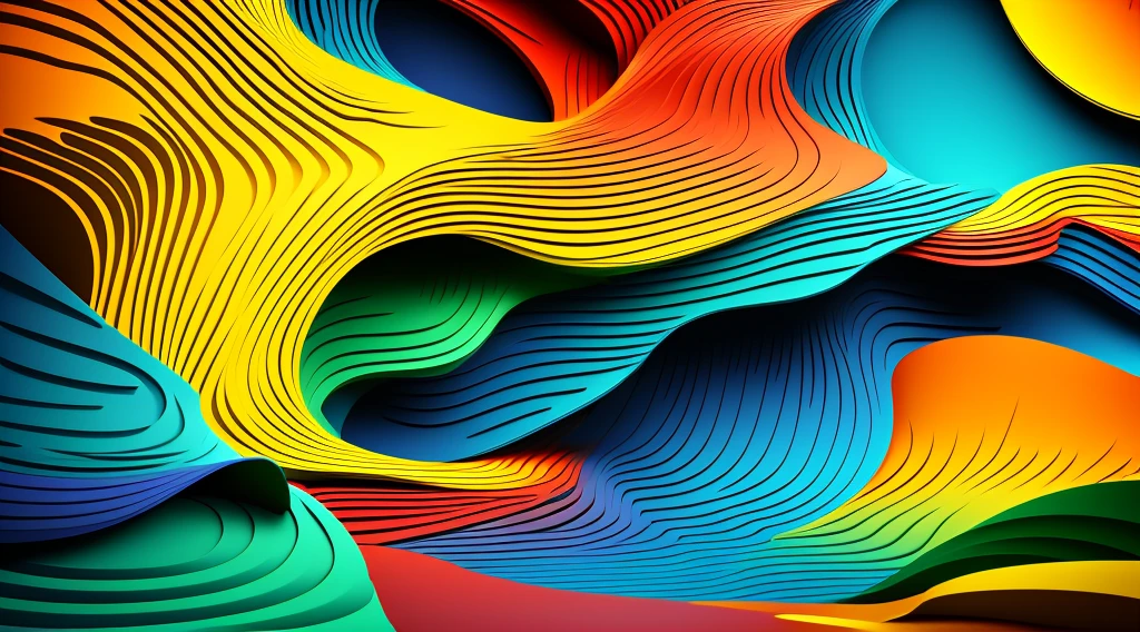 3d abstract background that encompases a wide spectrum of scenes and settings