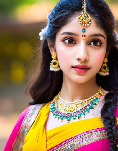 intricate traditional indian dance, girl in colorful traditional indian dress, beautiful detailed eyes, beautiful detailed lips, extremely detailed face and skin, long flowing hair, graceful dancing pose, natural lighting, vibrant colors, highly detailed, 8k, photorealistic, masterpiece, concept art