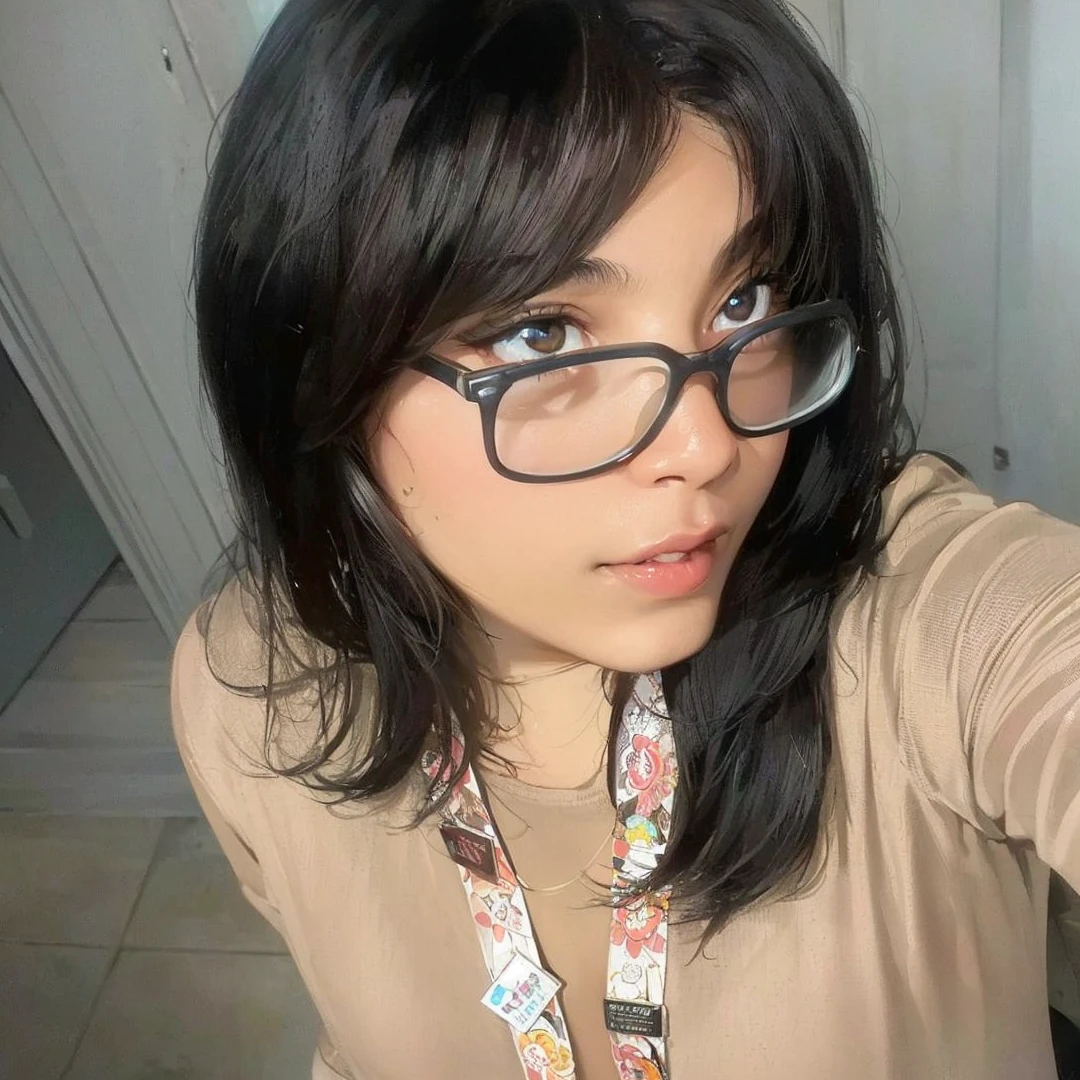 (Cute woman), 21 yo, (tall tanned body:1.2), (short black hair), (nerdy femake:1.1), (fully dressed), (blue mini skirt:1.2), (white underboobs shirt:1.2), (red panty), (heavy breasts), (slim), (tan skin:1.2), in a bedroom, (dynamic lighting), (high detailed body:1.1), (seductively), (highest quality), (small hips), (highly detailed), 8k wallpaper, (detailed face and eyes:1.2), (detailed skin with pores and stretches:1.2), (perfect tight gap:1.2), (detailed hand and finger:1.2), (medium breasts:1.2), (busty), (deep cleavage:1.2), (labia outline:1.3), (hard teat:1.3).
