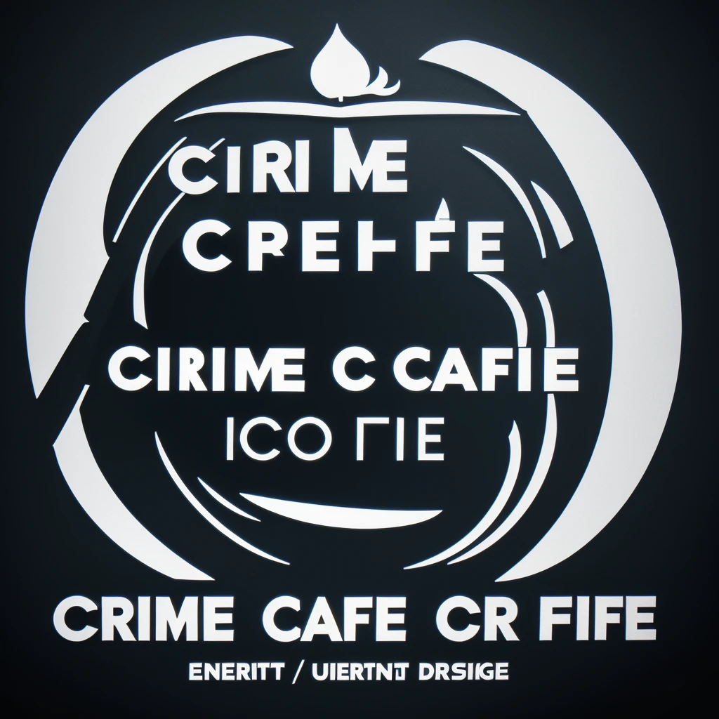 Crime cafe logo for graphics design
