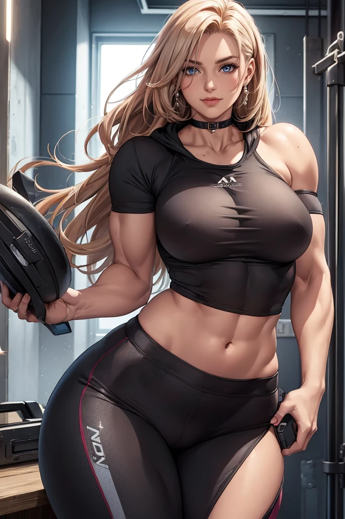 Dark skin, prisoner, ((super muscular girl)), bodybuilder,(((muscular))), (thick thighs, small breasts, toned body, 1 girl), black hair, pale skin, yellow eyes, angry, mound very long hair, dynamic pose,1girl, gorgeous, muscular, thick thighs, mature female, abs, wide hips, (masterpiece, high quality:1.1) ,shiny skin, soft, smooth skin, breast indentation, tight suit, busty, curvy, fit, toned, camel toe, lipstick, thick lips, make-up, highly detailed, kawaii, wet and shiny,a gorgeous female gamer, mature, small smirk, smirk, muscular, platinum blonde hair, long hair, wavy hair, (biceps, triceps, six pack abs), (narrow waist, wide shoulders, narrow hips), slim, ((statuesque, towering, tall, imposing)), (defined muscles, strong muscles), off shoulder, (pink crop top, crop top, short sleeves), huge breasts, earrings, jewelry, necklace, make up, long eyelashes, perfect eyes, perfect mouth, perfect face, light blue eyes, piercing gaze, gorgeous eyes, belt, gaming rig, gaming chair, headset, crop top, (hoodie), leather pants, tattoo on shoulder, perfect fingers, long fingers, no extra digits, long nails, (controller, monitor, playstation, video game, streamer), at night, (hands on butt),((masterpiece)), (best quality),, official art, extremely detailed CG unity 8k wallpaper, highly detailed, shiny skin, Depth of field, vivid color,, 1girl, (curvy:1.0), (full body:0.8), girl wearing dungarees, sexy , portrait sophie mudd, casual pose, gorgeous young model, cute young woman, a beautiful -aged girl, very pretty model, young , cute young girl, beautiful young girl, beautiful model, shorter red hair, light hair, shiny hair, young and cute girl, girl, Cow Girl, Cow girl from Goblin slayer anime, Goblin Slayer anime, anime, looking at me, wild pose, sexy pose, maybe working on farm, trying to feed animals, and working around farm,high-resolution,1 girl,(A fit female athlete:1.7),stand tall, with toned abs,(amply endowed:1.5) and defined muscles is performing pull-ups, (in a reve