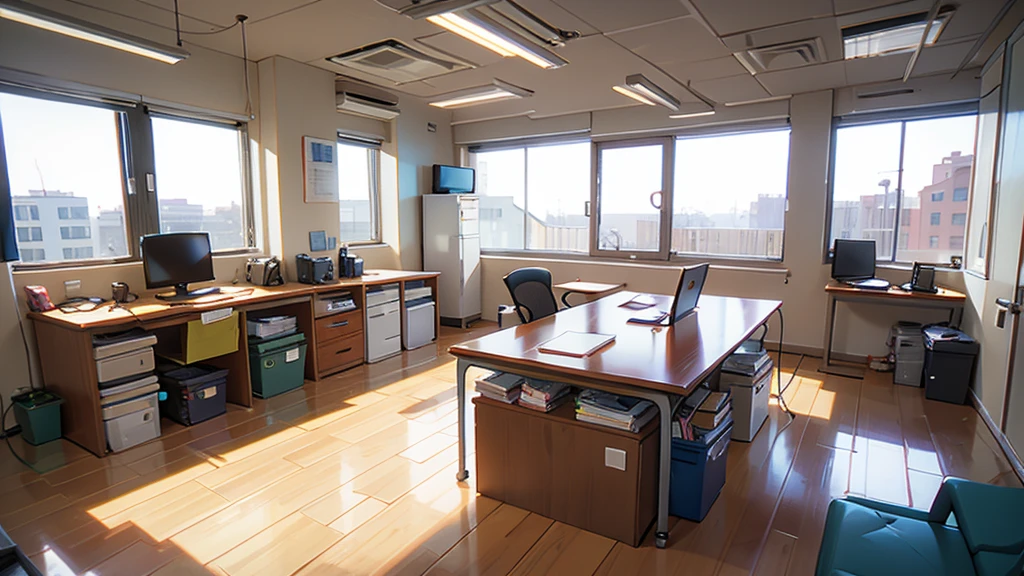 there is an empty office, company