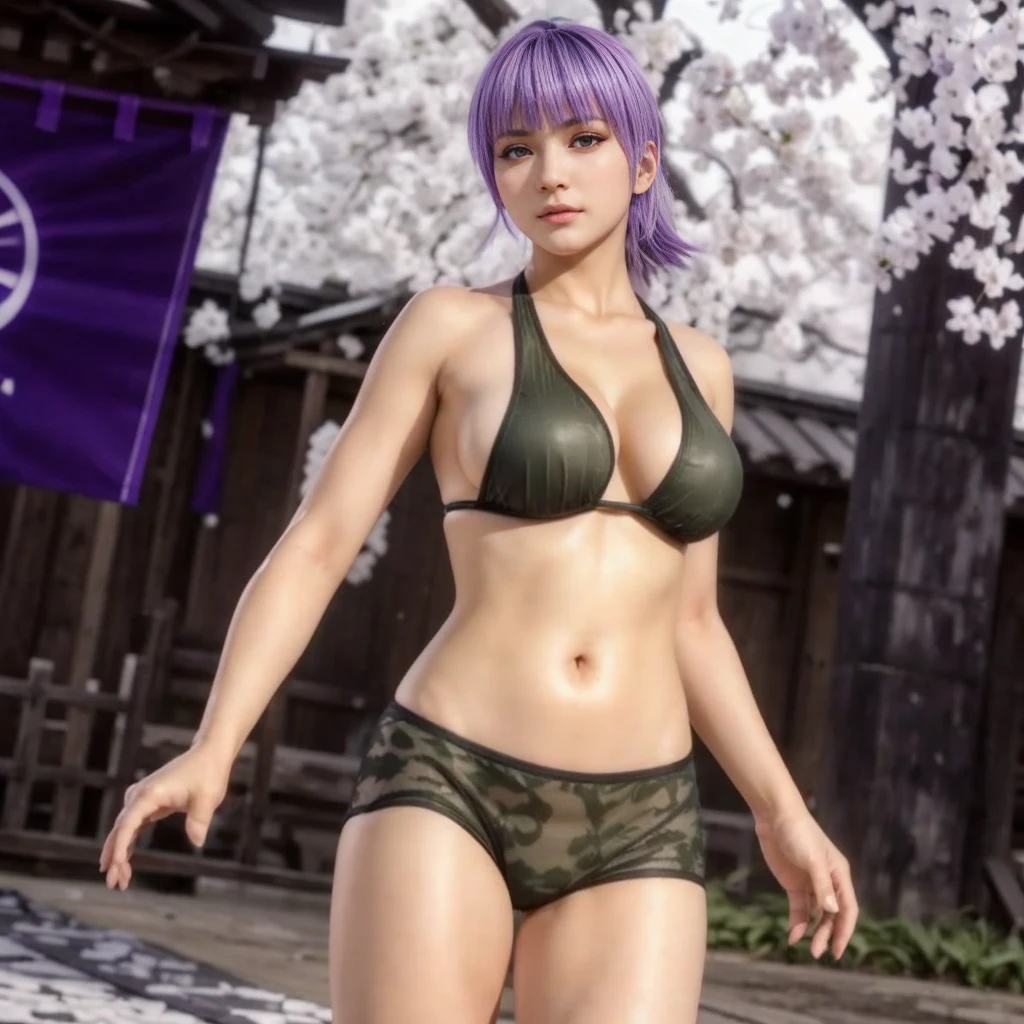 Ayane, (best qualityer,ultra detali,realisitic:1.37), Ayane, beautifull detailed face,perfect symmetry,perfectly shaped body,perfect make-up,bright coloured,studio lighting