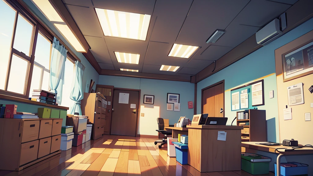 there is an empty office, company