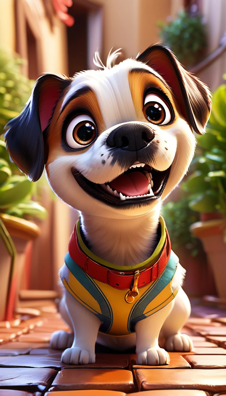 comics dog, Adorable digital painting, dog, cute dog, comics, View your viewers, Cute eyes, hand, comics, Clothes