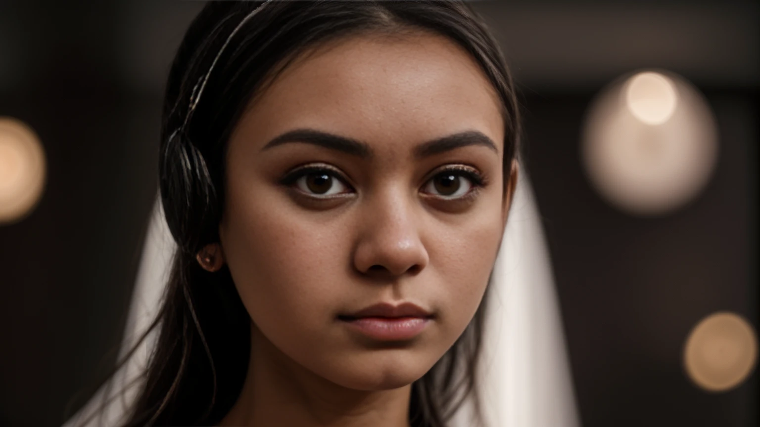 a blurred image with one clear spot, beautiful detailed eyes, beautiful detailed lips, extremely detailed eyes and face, long eyelashes, 1girl, ((19years old)), (beautiful and aesthetic:1.2), deep shadow, (sharp focus), [(((Raiana-Elizabeth-Dilla:1.9)))], pretty girl, (shiny skin), clear eyes, (pale skin), photographic, studio lighting, hyper detailed, high quality, intricate, vivid colors, cinematic lighting, dramatic lighting, atmospheric, soft focus, depth of field, bokeh