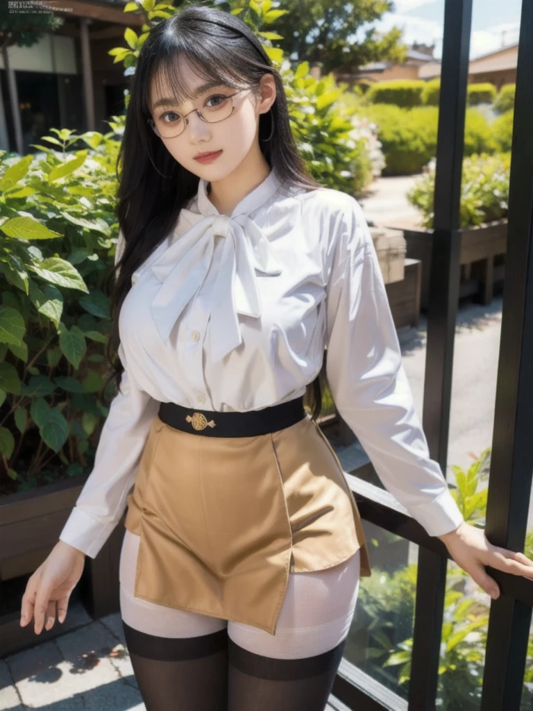 ulzzang-6500-v1.1, (raw photo:1.2), (photorealistic:1.4), beautiful detailed girl, very detailed eyes and face, beautiful detailed eyes, ridiculous, incredibly ridiculous, huge file size, super detailed, high resolution, very detailed, best quality, masterpiece, ((fashion clothing with diverse colors)), illustration, very detailed, CG, unified, 8k wallpaper, amazing, fine detail, masterpiece ,best quality, very detailed CG uniform 8k wallpaper, light on face, movie lighting, 1girl, , long white hair, side splits, (big breasts), (no panties)), (glasses), ((dynamic pose))), ((sexy pose))), (camel toe), (half), (pantyhose)), ((black hip skirt)), (height 165cm)