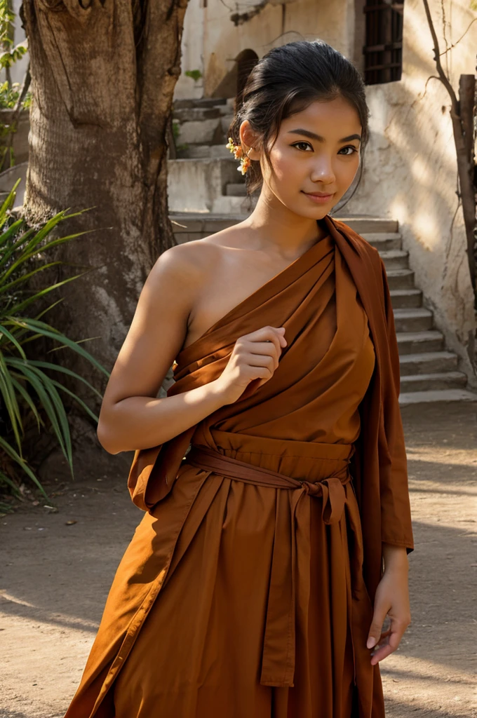 Cute monk