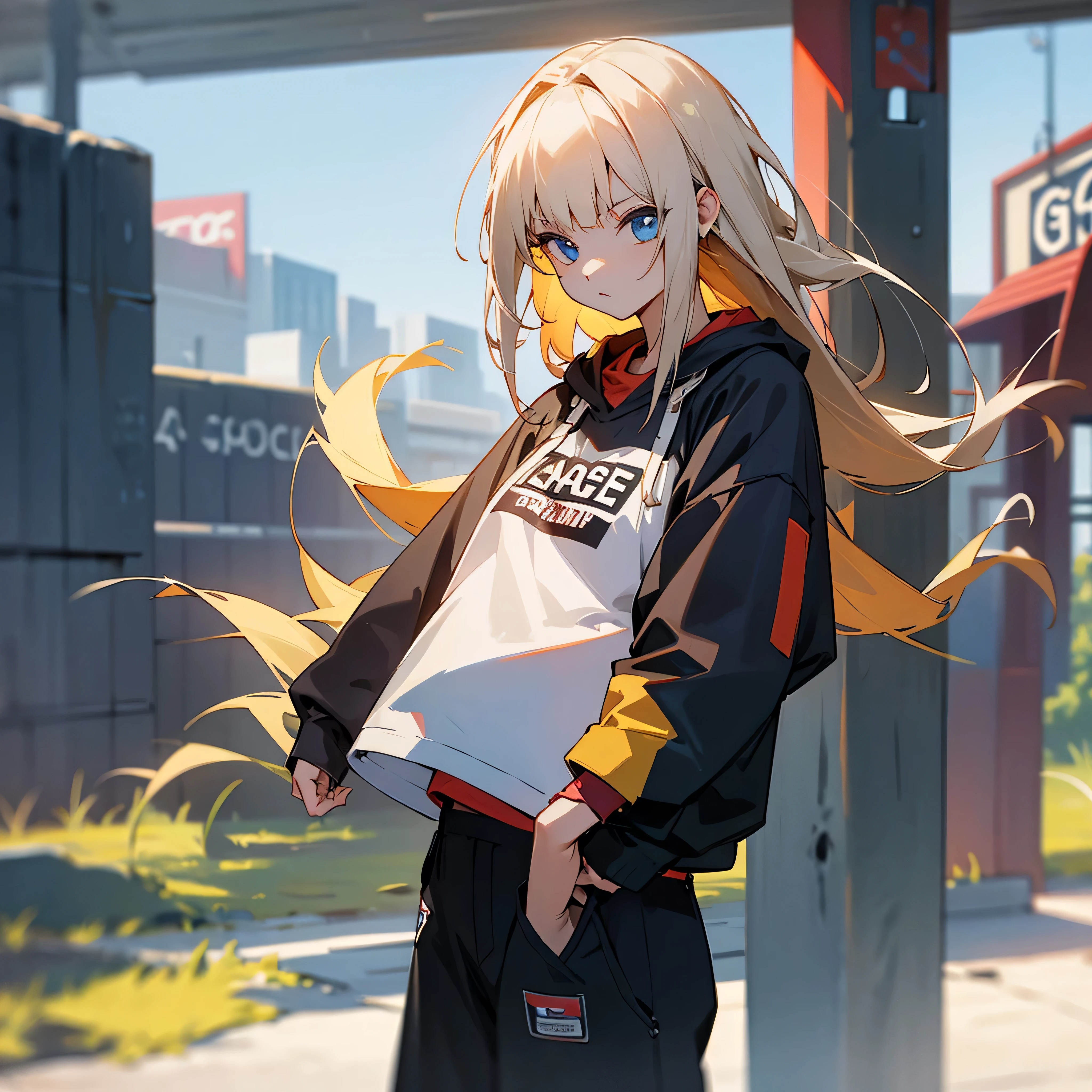Wearing clothes that say ag shop