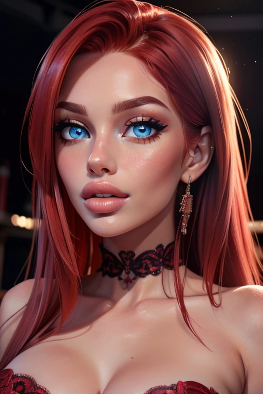 (sexy red haired young woman,perfect body,posing,model,stage,luxury hall),(oil painting),(detailed face,beautiful eyes,detailed lips),(best quality,highres:1.2),(realistic),(portrait),(vibrant colors),(soft lighting)