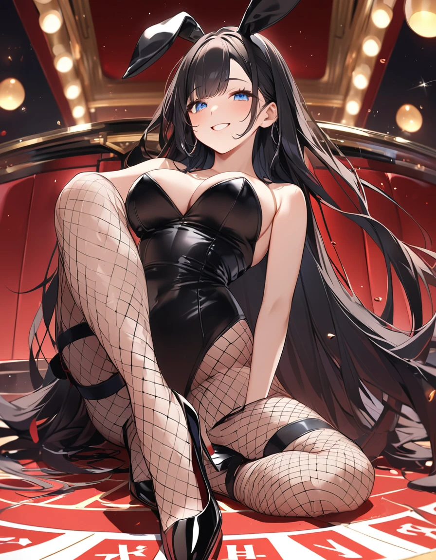 Mai Sakurajima, Playboy Bunny, Black bowtie, Pantyhose, Stiletto heels