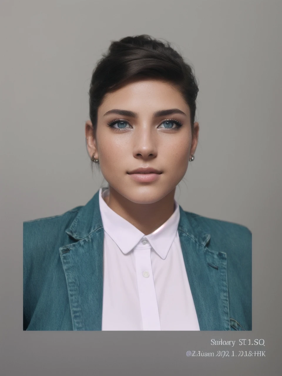 (RAW, analogue, Nikon Z 14mm ultra-wide angle lens, award-winning glamour photograph, ((best quality)), ((masterpiece)), ((realistic)), skin pores, subsurface scattering, radiant light rays, high-res, detailed facial features, high detail, sharp focus, smooth, aesthetic, extremely detailed, (extremely detailed eyes, extremely detailed iris), extremely detailed hair, extremely detailed skin, extremely detailed clothes, octane render, photorealistic, realistic, post-processing, max detail, realistic shadows, roughness, natural skin texture, real life, ultra-realistic, photorealism, photography, 8k UHD, photography, hdr, intricate, elegant, highly detailed, sharp focus, stunning, beautiful, gorgeous), (masterpiece:1.2, best quality1:1, ultra-detailed:1.2, best shadow, 8k:1.1), (massive city:1.3, rooftop:1.1, city structures below, handrails), (contrasting background, bright background), (beautiful detailed face), high contrast, (perfect illumination:1.2, beautiful color, delicate color), ((cinematic light)), colorful, hyper detail, dramatic light, intricate details, (1 girl, solo, brown hair, smiling face, short hair, wavy hair:1.1, blue eyes, dynamic angle, white tanktop, jeans, cowboy shot, arms down), depth of field