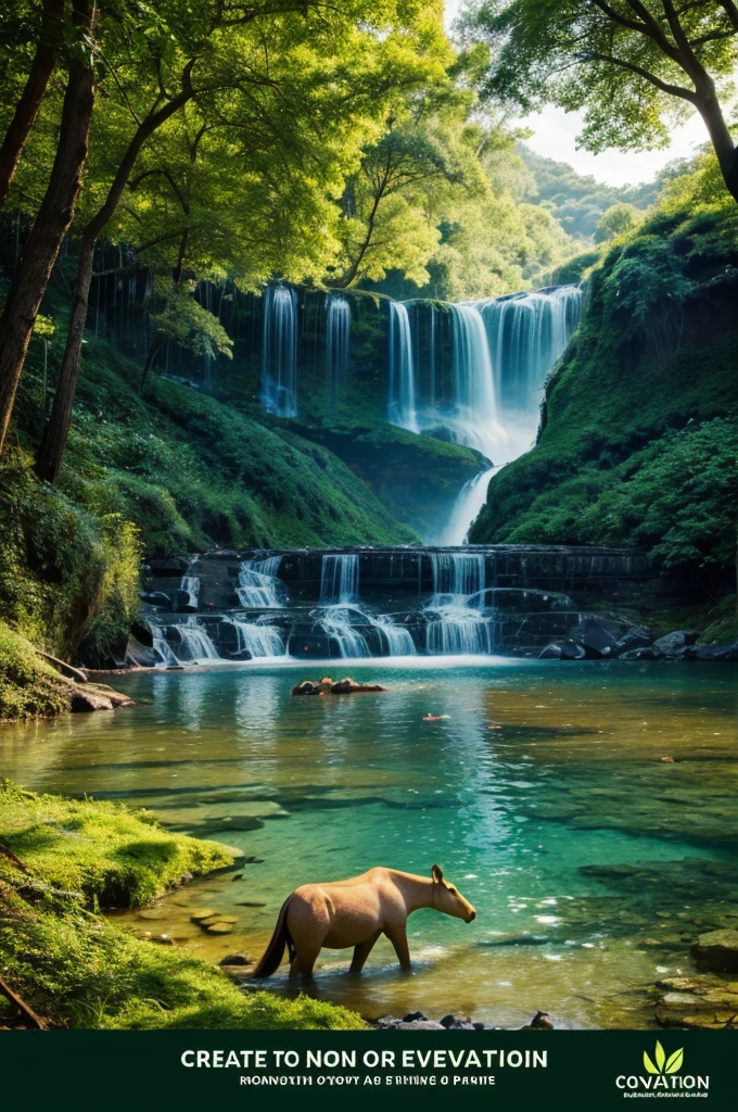 Create a poster on conservation of Nature