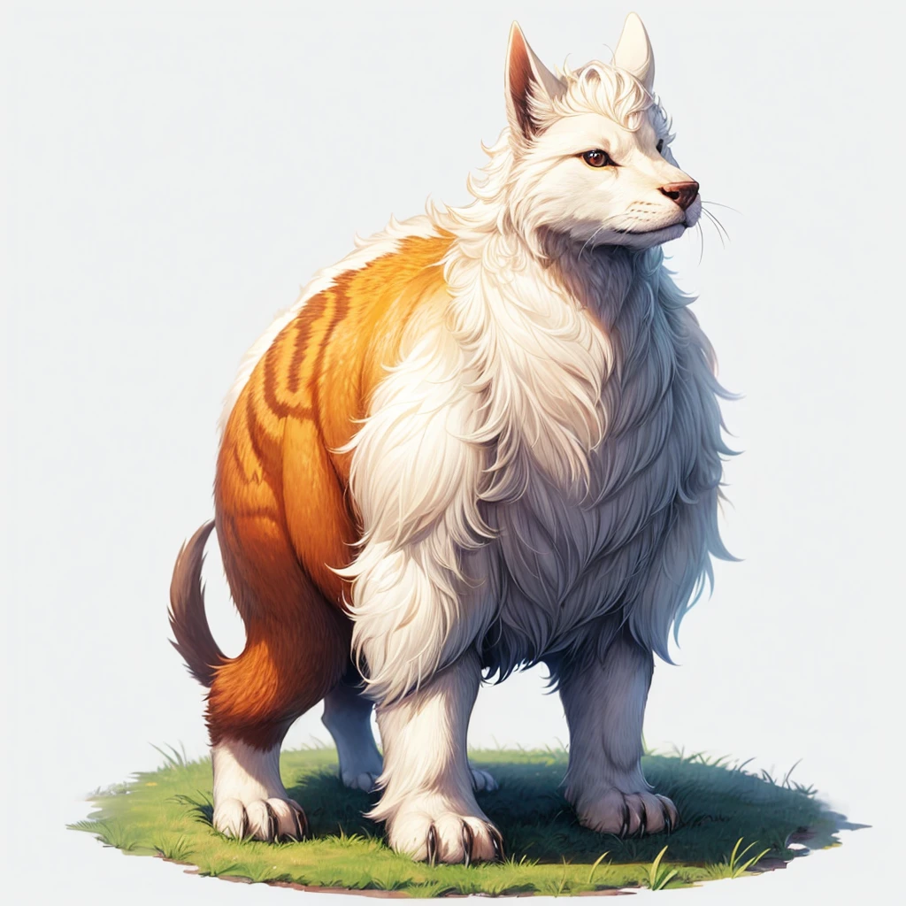 please make the evolution of this animal smaller but majestic
