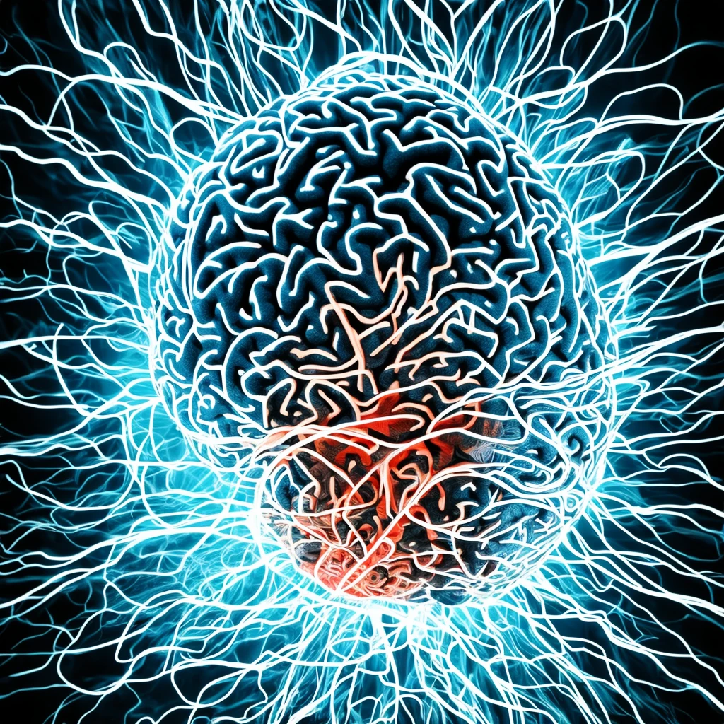 Generates an image of a brain with a world inside