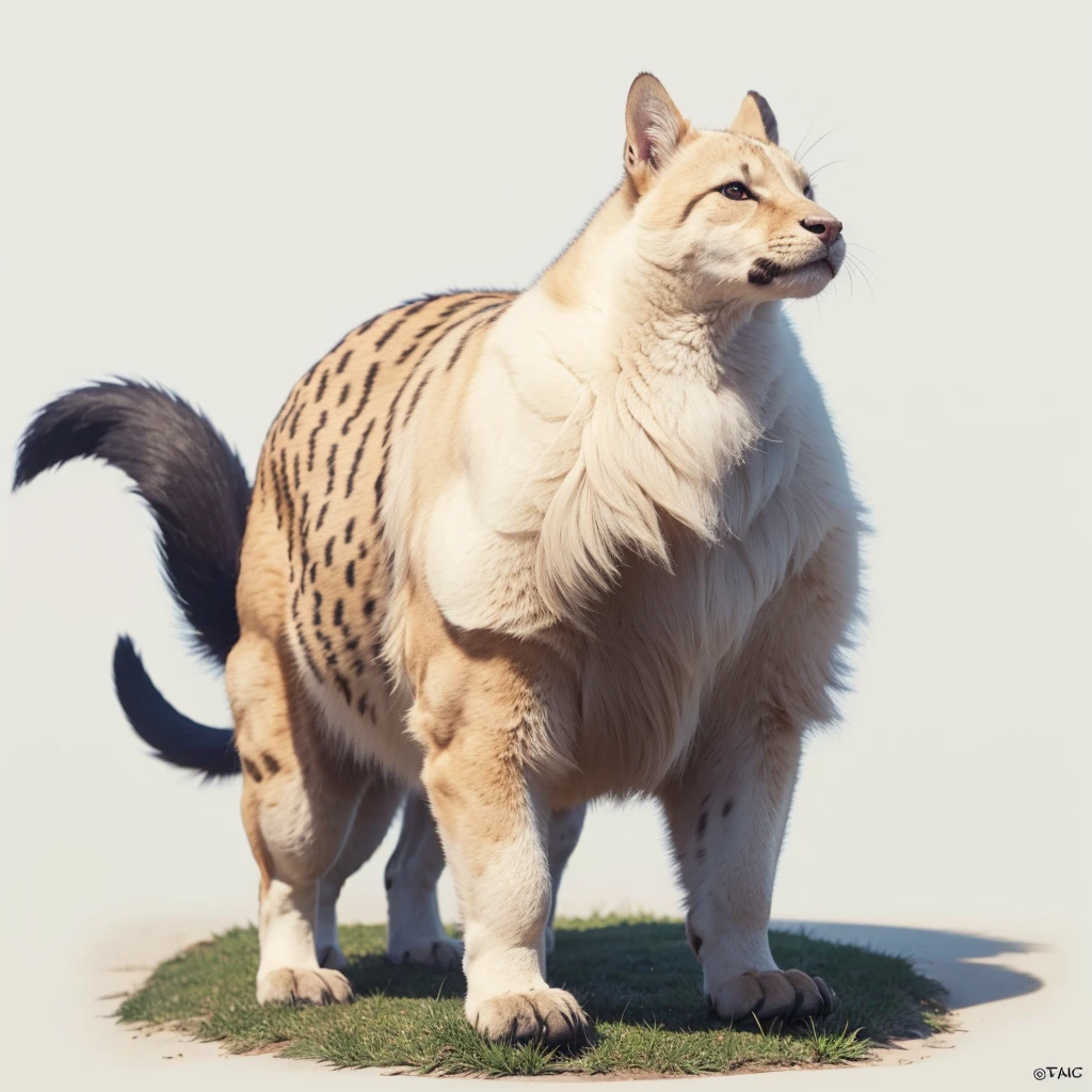 please make the evolution of this animal smaller but majestic 