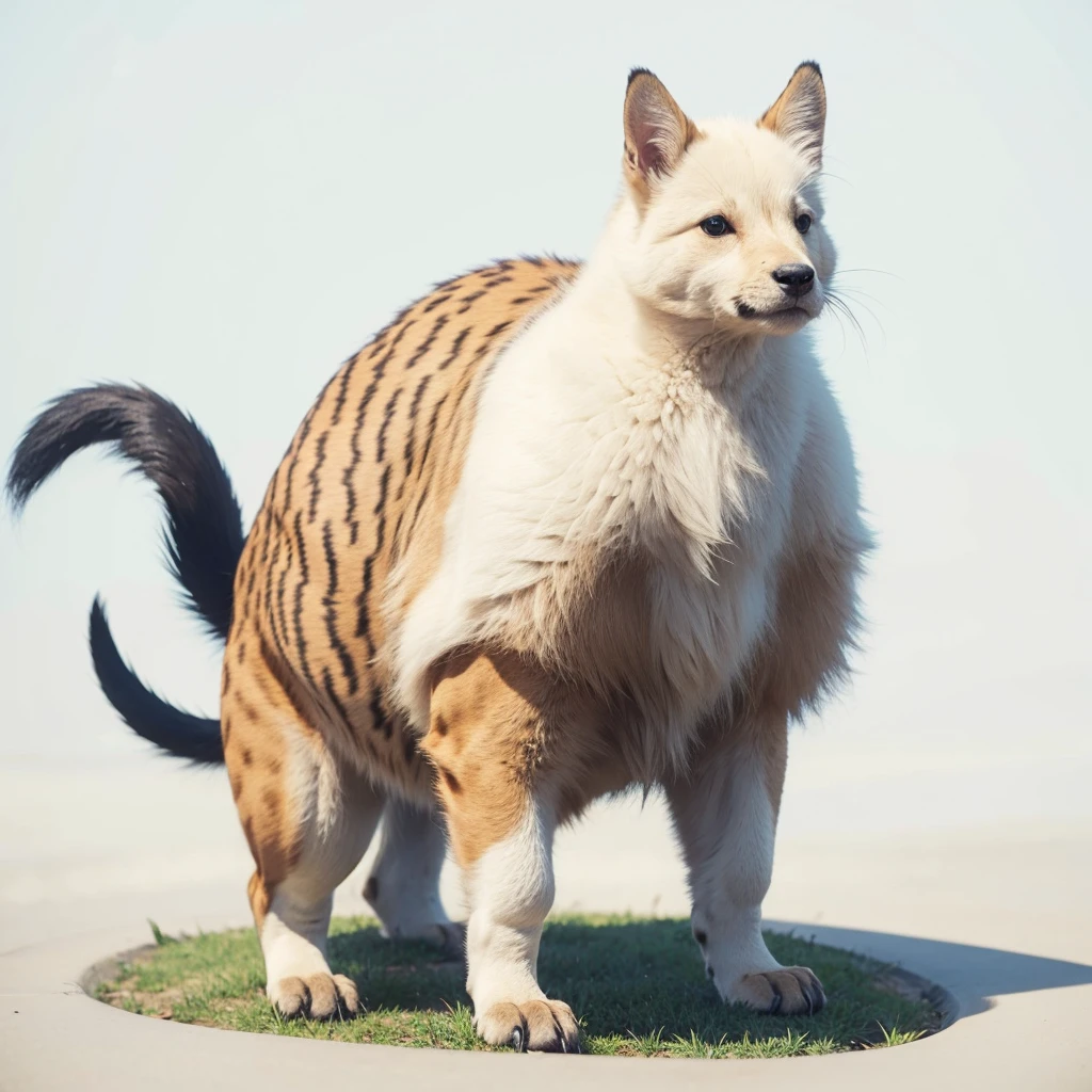 please make the evolution of this animal smaller but majestic 