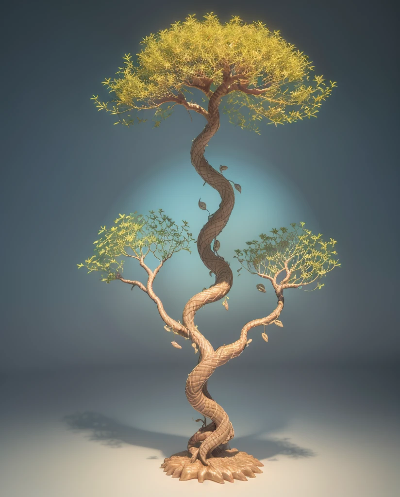 (Evolution of life)、Fibonacci、the golden ratio、melted wax、Visible brush strokes、3D tessellation wireframe、neural graphic、neurons、The Tree of Life、Farbe、tenderness、passion、The ultra -The high-definition、8K UHD、masterpiece