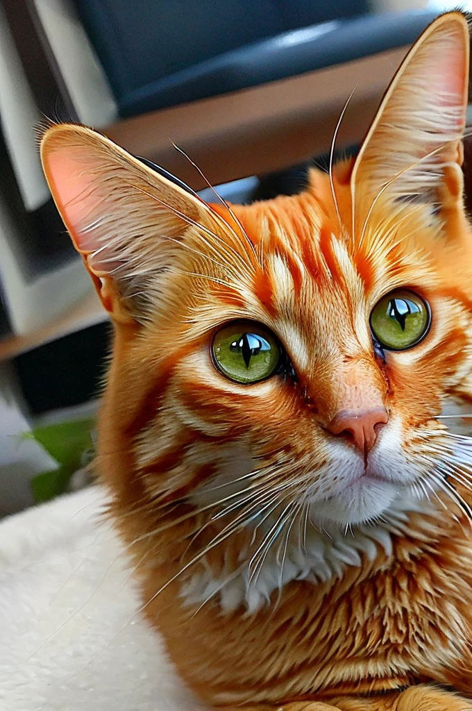 lost ginger cat in city