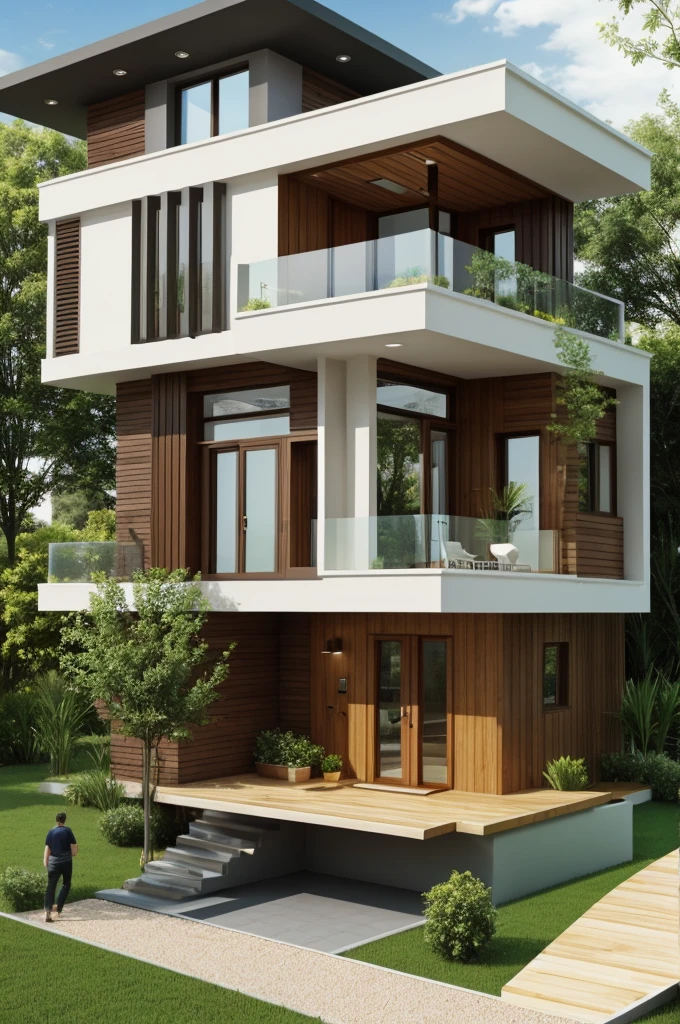 Create a small house but with good architecture 