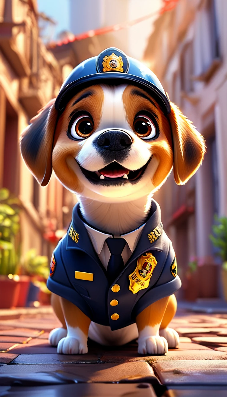 comics dog, Adorable digital painting, dog, cute dog, comics, View your audience, Cute eyes, hand, comics, Police uniform,,Fire brigade uniform,suit