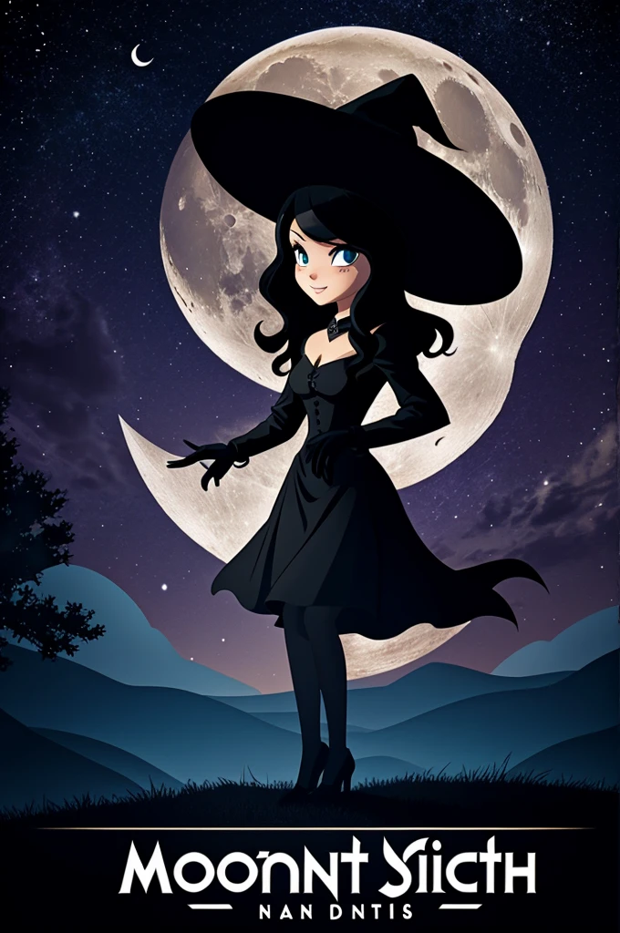 Logo para moonlit witch