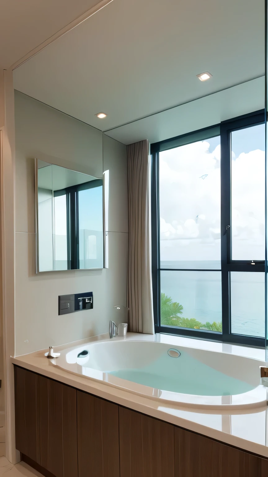 a luxury condominium,Southern Island、Inside the bathroom
