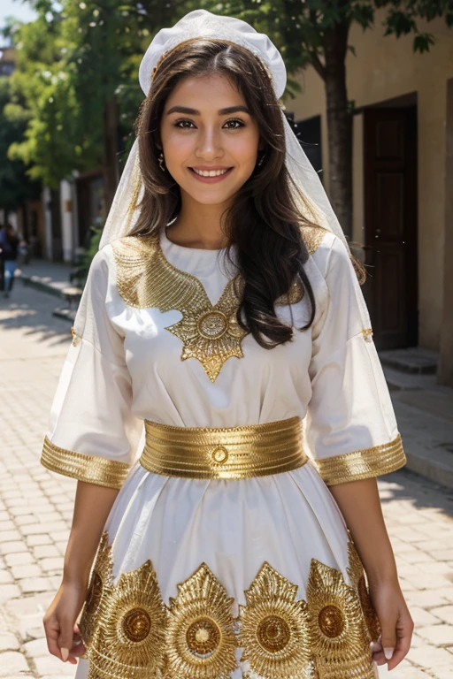 
Your smile is like the sun, illuminating everyone around. In Tajik national dress.