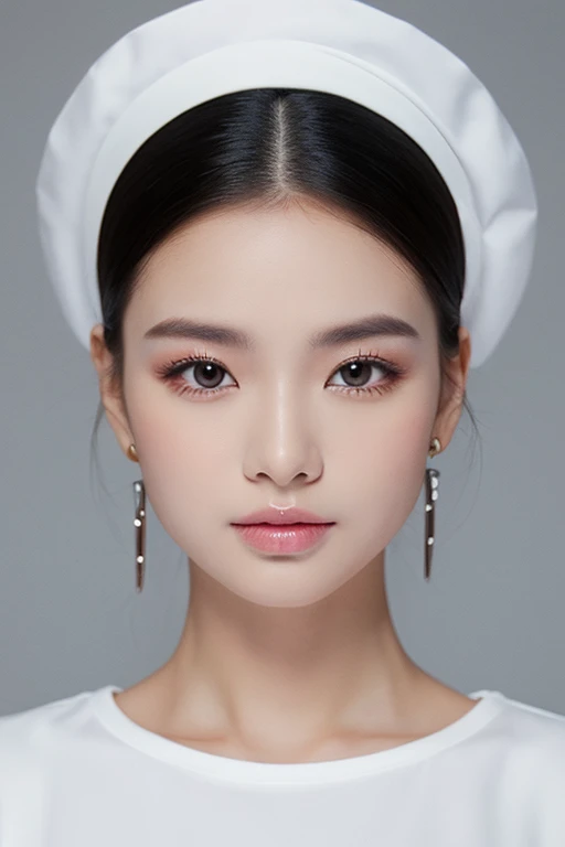 masterpiece, best quality,perfect face ,white face