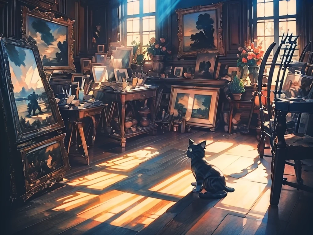 Bright，Low contrast，(((kitten)))