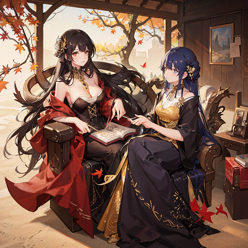 Meishi Used Books,Lanting Ancient Ink,The charm of autumn