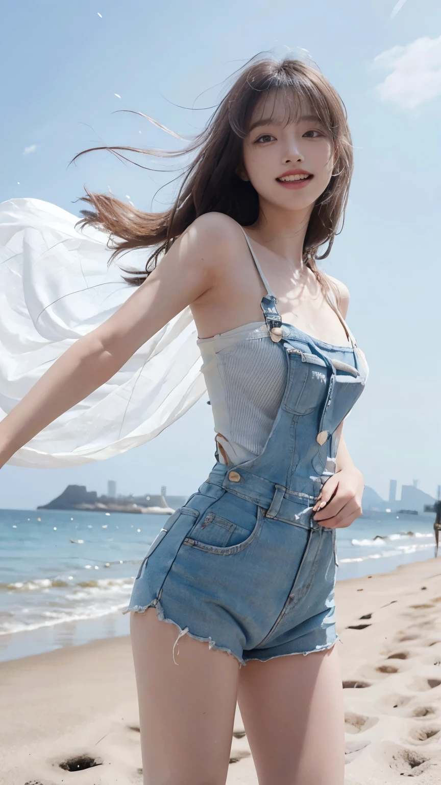 A natural feeling without discomfort、denim、Overalls