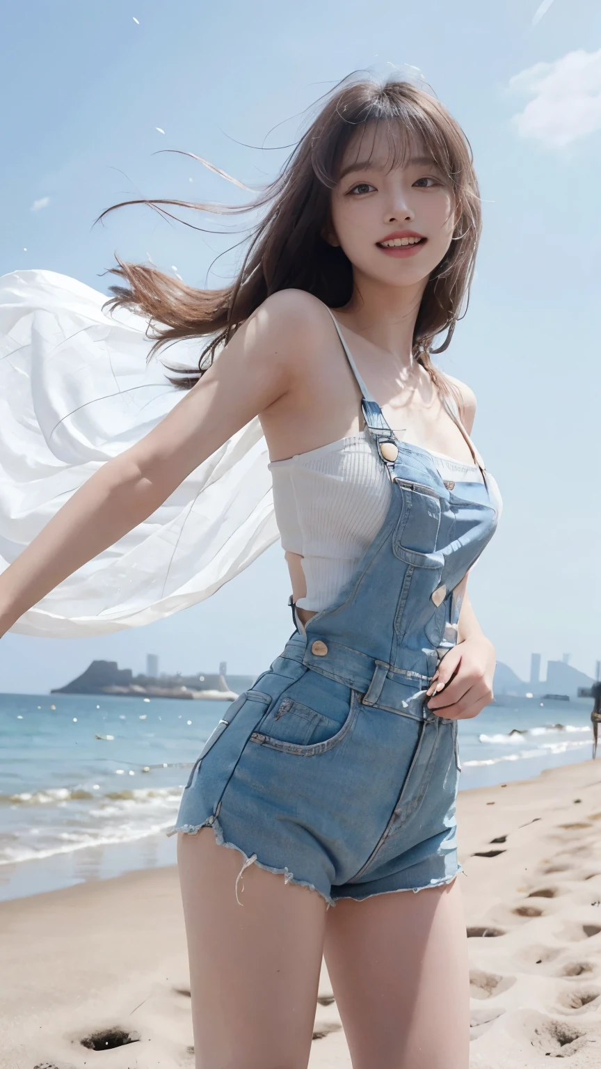 A natural feeling without discomfort、denim、Overalls