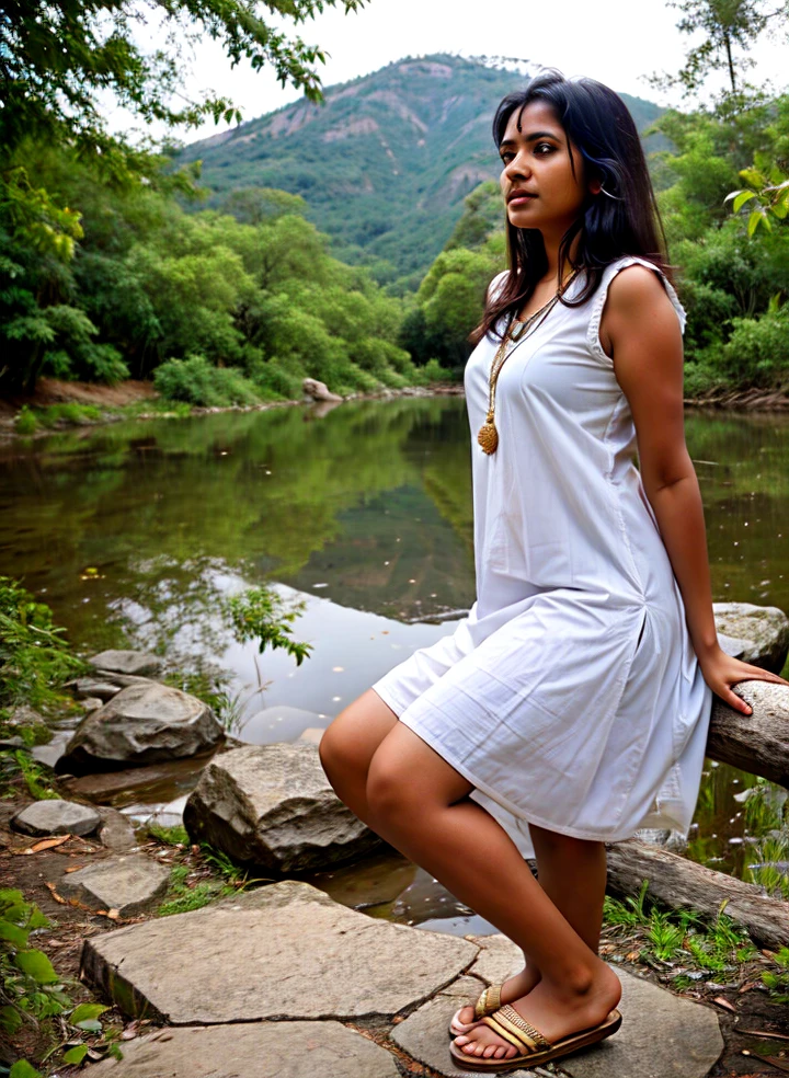 indian woman peeing