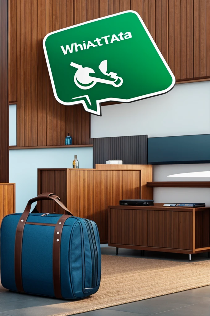 A logo for the profile of a travel agency WhatsApp group 