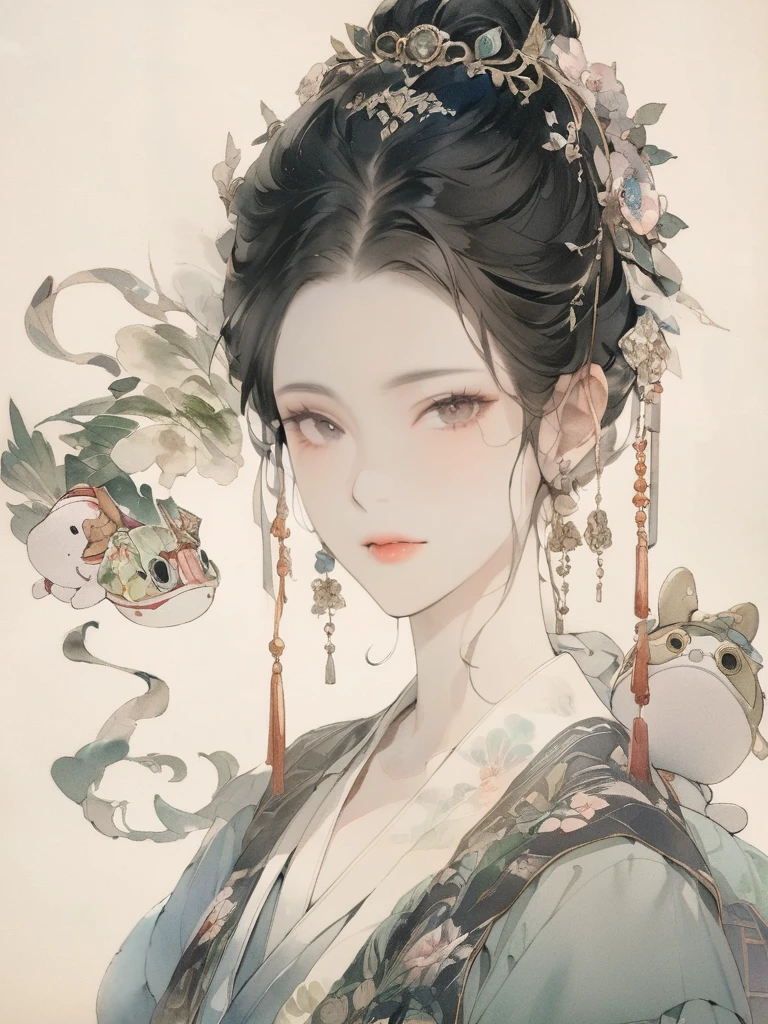 (8K, best quality, masterpiece),1girl, watercolor(medium), {Practical, original photo, Ultra-fine transparent, image, (Influenced by Yoshitaka Amano's style:1.6)}, Practical Light, Delicate skin, (Beautiful slim woman, 25 years old, Court Knight:1.5), Thin legs, Fine particles, Long white hair, Detailed fingers, Thin, sex, Ecstasy expression, 动感sex感的姿势, (巨大有弹sex的坚挺胸部:1.4), (sex感指挥官的盔甲, Long skirt, Long red cape, boots:1.2),(The armor has a larger chest opening;1.6), Exposing breasts, (Arcadia, Flower Storm, Many flowers:1.8), Unobscured,Beautiful scenery, (Flowers, birds, Wind and Moon, Phoenix:1.5),