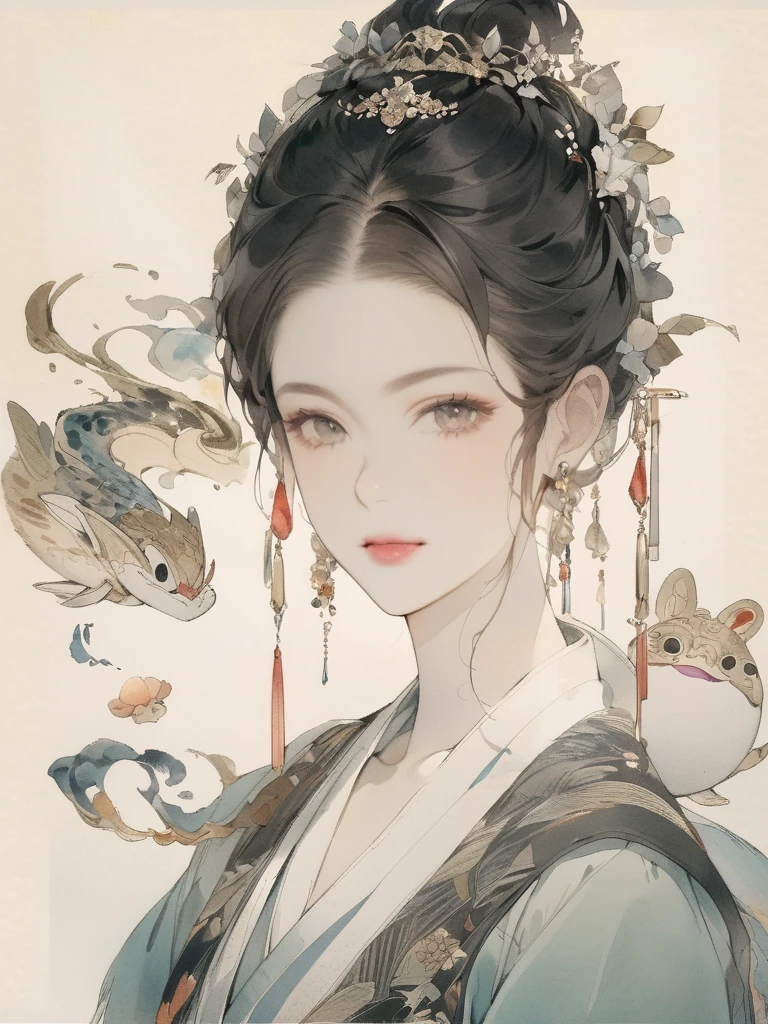 (8K, best quality, masterpiece),1girl, watercolor(medium), {Practical, original photo, Ultra-fine transparent, image, (Influenced by Yoshitaka Amano's style:1.6)}, Practical Light, Delicate skin, (Beautiful slim woman, 25 years old, Court Knight:1.5), Thin legs, Fine particles, Long white hair, Detailed fingers, Thin, sex, Ecstasy expression, 动感sex感的姿势, (巨大有弹sex的坚挺胸部:1.4), (sex感指挥官的盔甲, Long skirt, Long red cape, boots:1.2),(The armor has a larger chest opening;1.6), Exposing breasts, (Arcadia, Flower Storm, Many flowers:1.8), Unobscured,Beautiful scenery, (Flowers, birds, Wind and Moon, Phoenix:1.5),