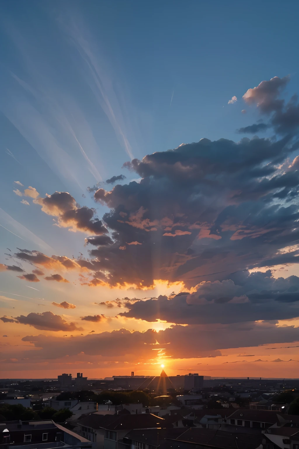 I need a beautiful sky something photo with sunset 