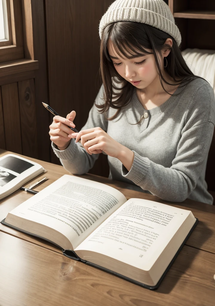((best qualityer)), drawning, people reading bible