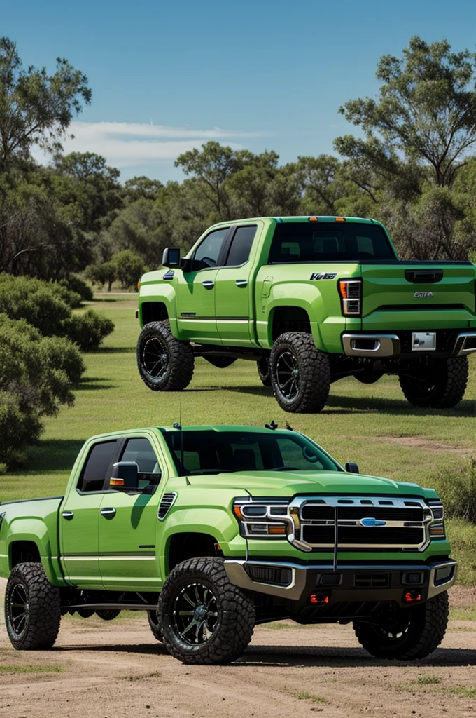 Make a one-of-a-kind suburban truck, designed to stand out with its body that evokes the stylized and elegant shape of a green sugar cane. With soft and curved lines that imitate the sinuous nature of the cane,