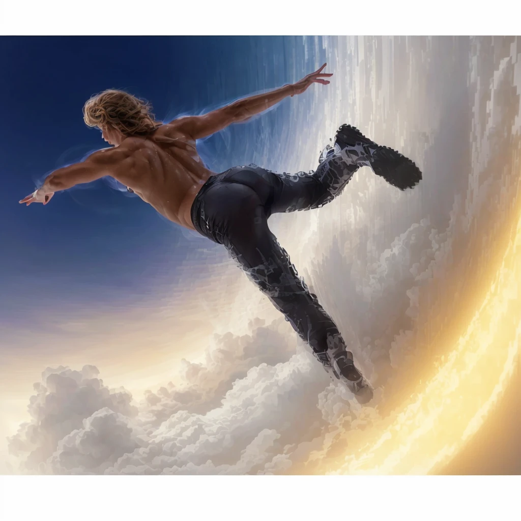 A person on their back being sucked into a vortex or portal. Photorealism, full view, highly detailed image, very realistic, hyperrealism, Ultra HD, 8k, 5, sharp focus, intricate and mysterious masterpiece. (Long exposure photography Very detailed close-up portrait artistic illustration: final quality, medium shot, backlight, Rich and striking. Enigmatic and mysterious manipulations (composition of the rule of thirds), ((detailed environment with strong lines) Lo best quality, in camera, white light, warm and clean aesthetics, dazzling screen composed of millions of brilliant ultraviolet rays, HDR.