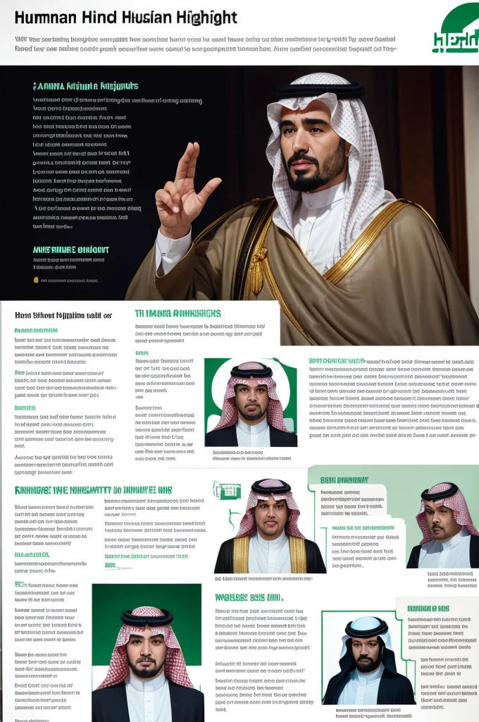 infographic in English on human rights in Saudi Arabia