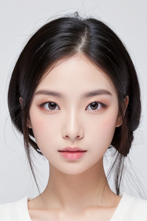 masterpiece, best quality,perfect face ,white face