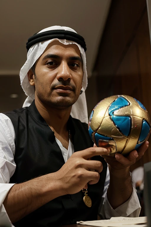 The master of the Arab Games Network holds the World Cup
